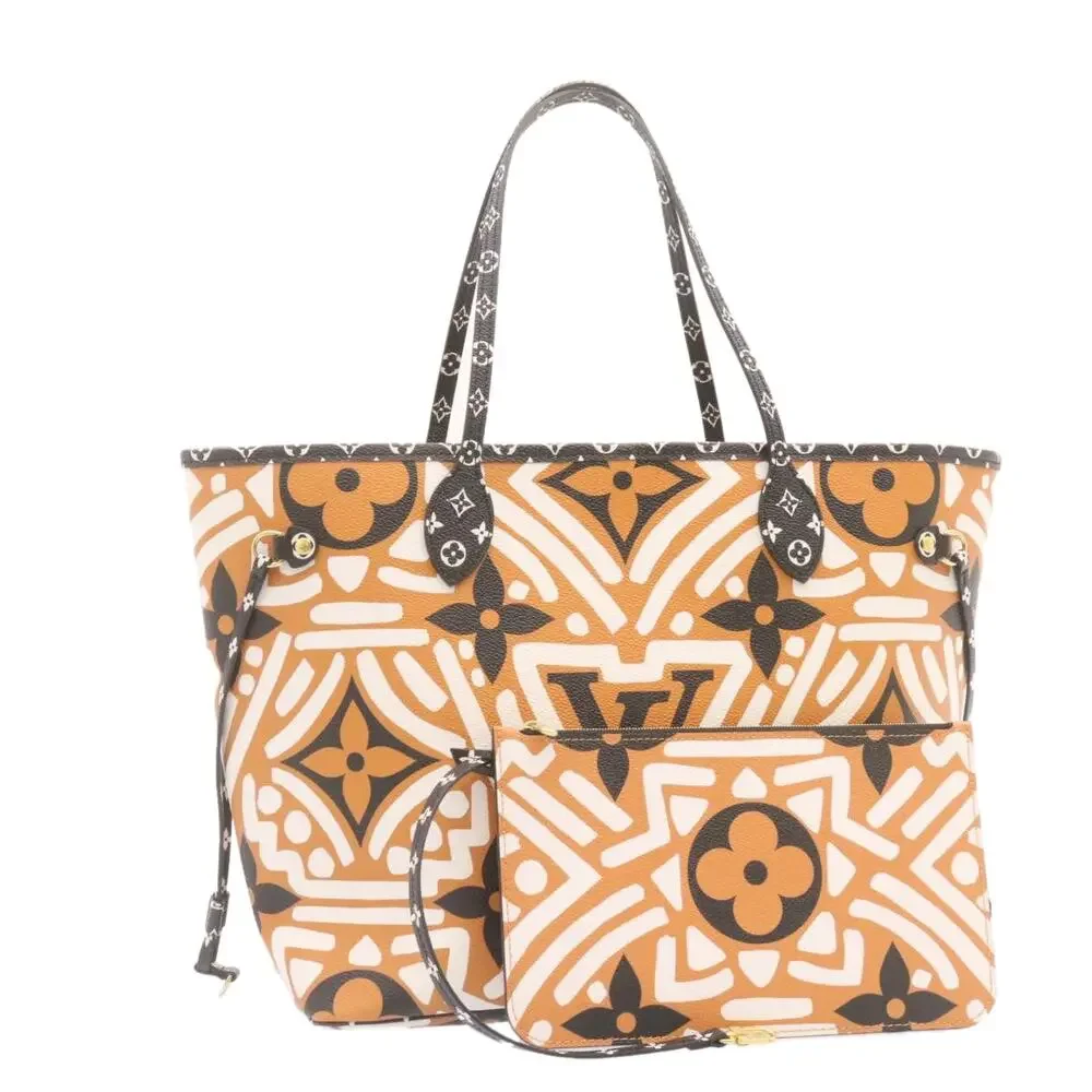 LOUIS VUITTON Monogram Giant Neverfull MM Tote Bag Caramel M56584